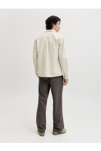 JACK%JONES PREMIUM JPRBLURAYLE LINEN BL. SOLID LS SHIR: moonstruck/regular fit