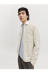 JACK%JONES PREMIUM JPRBLURAYLE LINEN BL. SOLID LS SHIR: moonstruck/regular fit