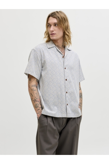 Jack and Jones  JPRBLUWINSON PRINT DOBBY S/S SHIRT :