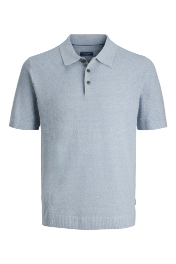Jack and Jones  JPRBLURILEY KNIT POLO SS SN