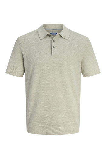 Jack and Jones  JPRBLURILEY KNIT POLO SS SN