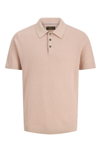 Jack and Jones  JPRBLURILEY KNIT POLO SS SN