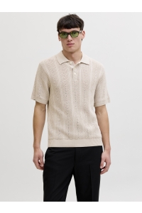 Jack and Jones JPRBLAWINSTON KNIT POLO SS SN ancient scroll