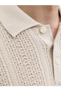 Jack and Jones JPRBLAWINSTON KNIT POLO SS SN ancient scroll