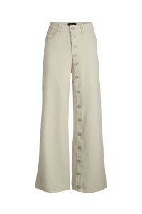 Jack and Jones JXZOE ELLA WIDE DETAIL HW PANT PNT ecru