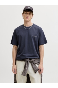 Jack and Jones JORMONTAUK AOP BACK TEE SS CREW NEC: odyssey gray