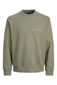 JACK%JONES PREMIUM JPRBLAOWEN BRANDING CREWNECK SWEAT smokey olive