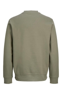 JACK%JONES PREMIUM JPRBLAOWEN BRANDING CREWNECK SWEAT smokey olive