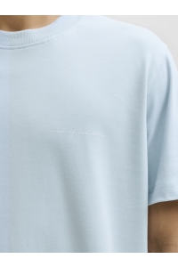 JACK%JONES PREMIUM JPRBLAOWEN SS BRANDING TEE SN chambray blue