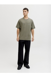 JACK%JONES PREMIUM JPRBLAOWEN SS BRANDING TEE SN smokey olive