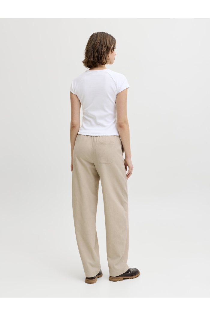 Jack and Jones JXCHLOE LIZZA BARREL MW PANTS PNT oxford tan