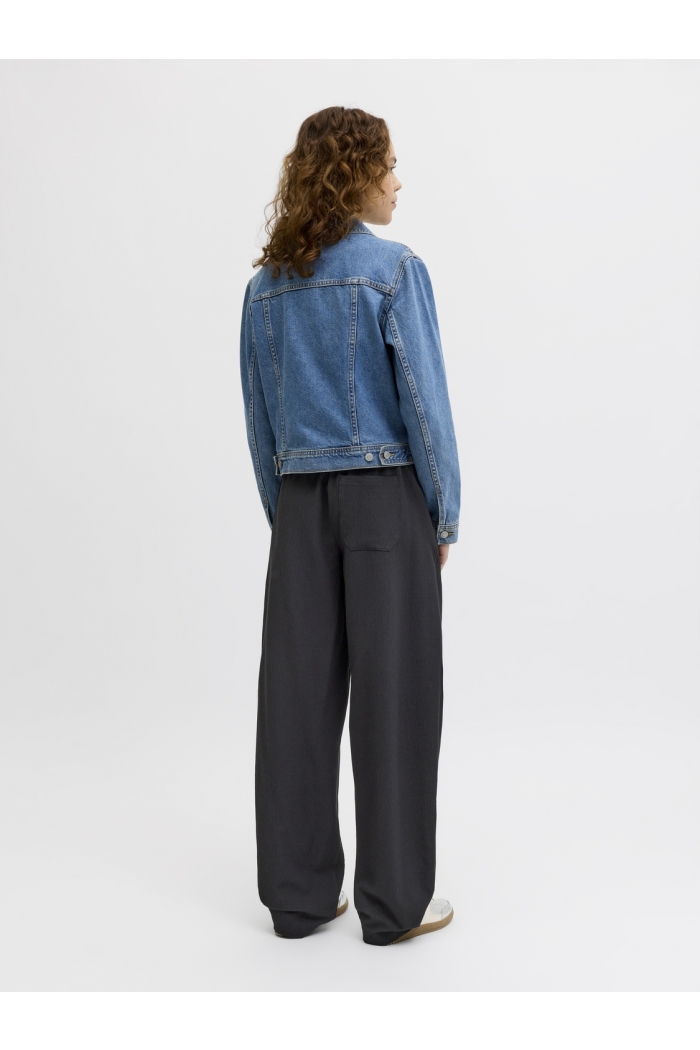Jack and Jones JXCHLOE LIZZA BARREL MW PANTS PNT black