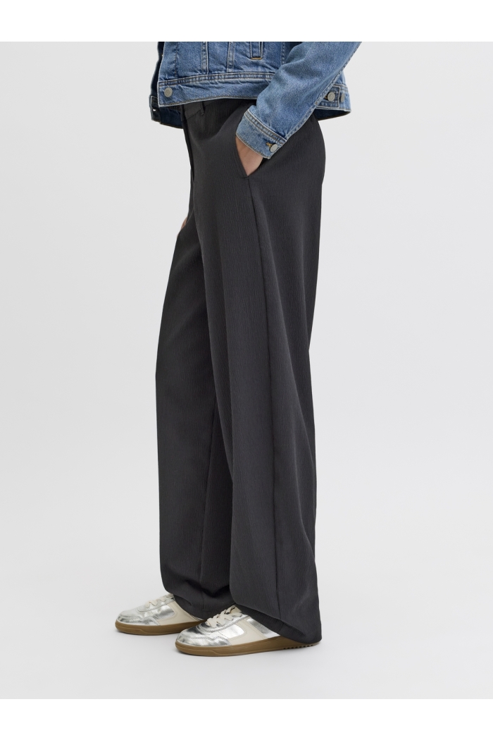 Jack and Jones JXCHLOE LIZZA BARREL MW PANTS PNT black