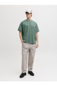 Jack and Jones JCODUST SCRIPT BACK TEE SS CREW NEC: north atlantic