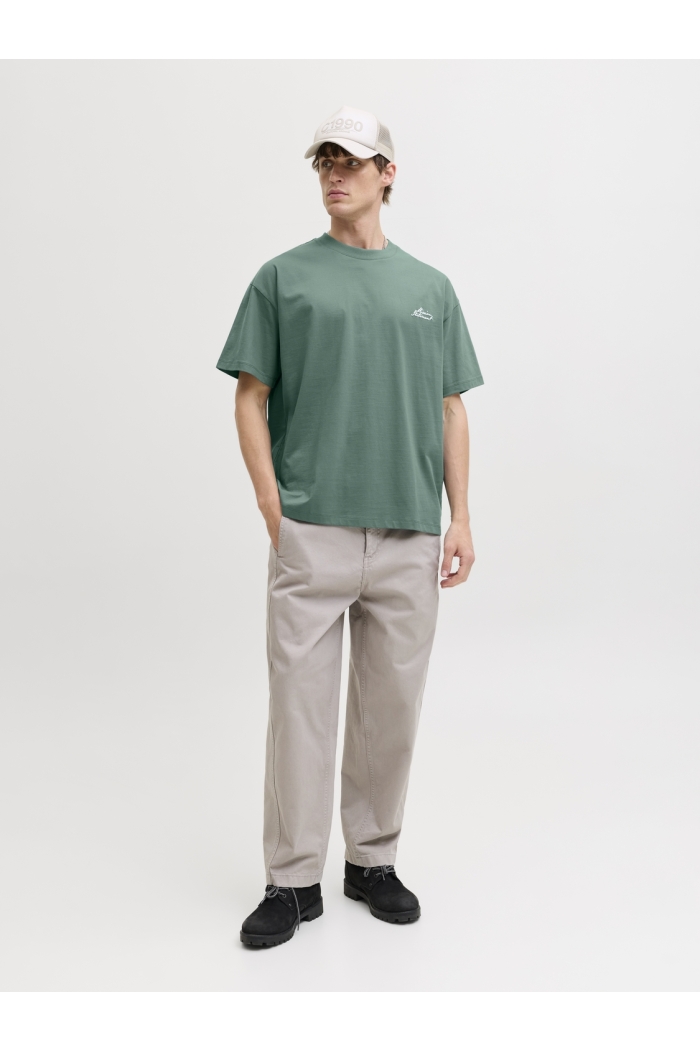 Jack and Jones JCODUST SCRIPT BACK TEE SS CREW NEC: north atlantic