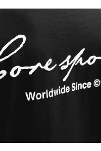 Jack and Jones JCODUST SCRIPT BACK TEE SS CREW NEC: black