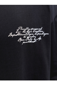 Jack and Jones JCODUST SCRIPT BACK TEE SS CREW NEC: black