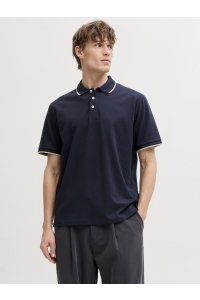 Jack and Jones JPRBLAETHAN DETAIL SS POLO SN night sky