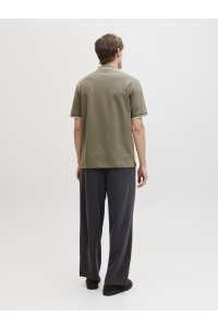 Jack and Jones JPRBLAETHAN DETAIL SS POLO SN smokey olive