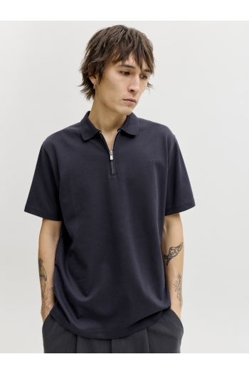 Jack and Jones  JPRBLAETHAN SS ZIP POLO SN