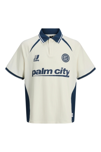 Jack and Jones  JCOCLUB RIBBED FOOTBALL POLO SS