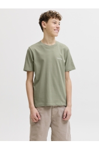 Jack and Jones boys JORMONTAUK BACK GRAPHIC TEE SS EA26: seagrass