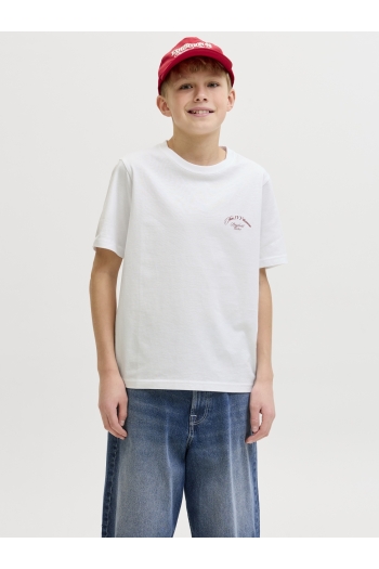 Jack and Jones boys JORMONTAUK PHOTO BACK TEE SS CN JNR