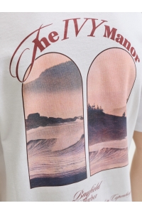 Jack and Jones boys JORMONTAUK PHOTO BACK TEE SS CN JNR bright white