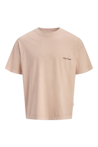 Jack and Jones boys JORMAINE WASHED BACK TEE SS CN JNR peach melba