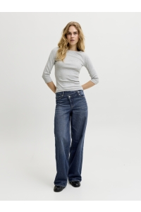 Jack and Jones JXTOKYO CATIE WIDE HW R379 DNM dark blue denim