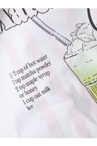 Jack and Jones JXLATTE SS LOOSE TEE JRS bright white/matcha latte