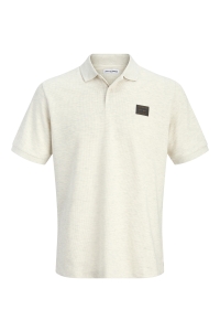 Jack and Jones JJDAYTONA POLO SS SN antique white/melange