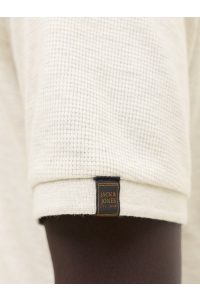 Jack and Jones JJDAYTONA POLO SS SN antique white/melange