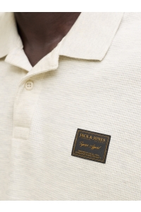 Jack and Jones JJDAYTONA POLO SS SN antique white/melange
