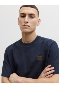 Jack and Jones JJDAYTONA TEE SS CREW NECK SN navy blazer