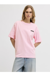Jack and Jones JXMILLOW LOOSE SS TEE JRS SP226 pink lady/welcome to spain ibiza