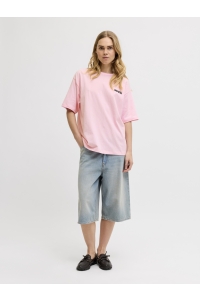 Jack and Jones JXMILLOW LOOSE SS TEE JRS SP226 pink lady/welcome to spain ibiza