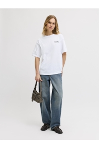 Jack and Jones JXMILLOW LOOSE SS TEE JRS SP226 bright white/manarola