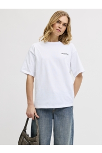 Jack and Jones JXMILLOW LOOSE SS TEE JRS SP226 bright white/manarola