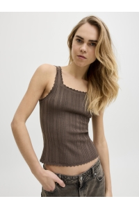 Jack and Jones JXGIANNA TOP KNIT chocolate martini