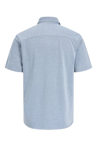 Jack and Jones JPRBLUBLAKE PIQUE DETAIL S/S SHIRT ashley blue