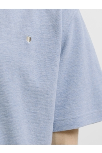 Jack and Jones JPRBLUBLAKE PIQUE DETAIL S/S SHIRT ashley blue