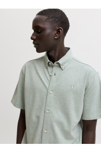 Jack and Jones JPRBLUBLAKE PIQUE DETAIL S/S SHIRT laurel wreath