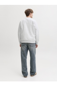 Jack and Jones JJFRANK SWEAT CREW NECK white melange