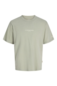 Jack and Jones JORHYERES BACK ELEMENT TEE SS CREW seagrass