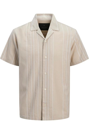 Jack and Jones  JPRBLARIVER LINEN BL. DOBBY SS SHIR: