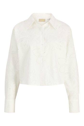 Jack and Jones  JXNOVA BRODERIE CROPPED LS SHIRT WV: