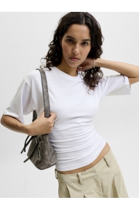 Jack and Jones JXELORA STR SS TEE JRS bright white