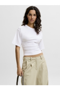 Jack and Jones JXELORA STR SS TEE JRS bright white