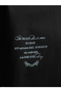 Jack and Jones JORSANREMO TYPO TEE SS CREW NECK SN black